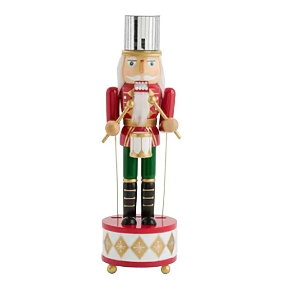 Trumpet Soldier Musical Nutcracker 14” Women Kids Christmas Home Decor New